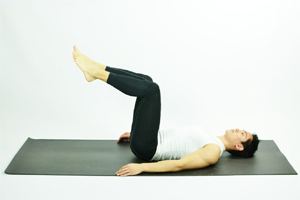 Pilates Supine start position 