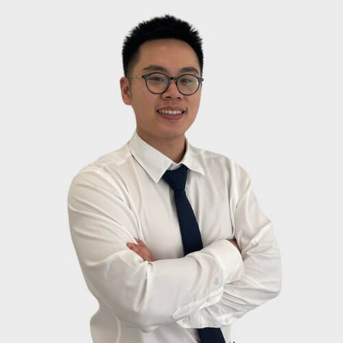 Jack Mo portrait on grey background